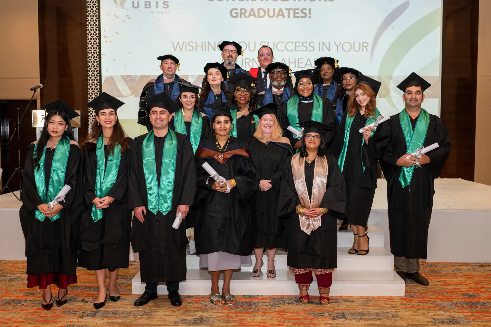 UBIS graduates at a graduation ceremony