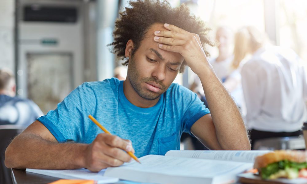 student tired due to lack of sleep
