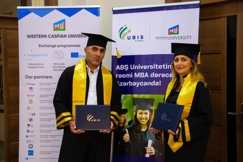 Congratulations to Azad Aliyev and Aytan Baghirova, Graduates of the UBIS Dual MBA Program!
